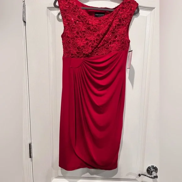 connected apparel red dress connected apparel red dress Connected Apparel T1312927M1